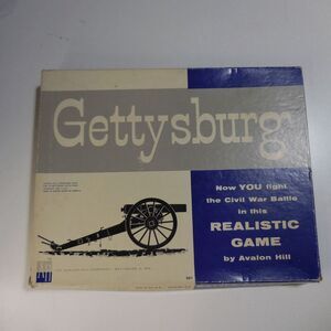 Avalon Hill Board Game Lot Managment, Gettysburg, Chancellorsville, Tactics 2